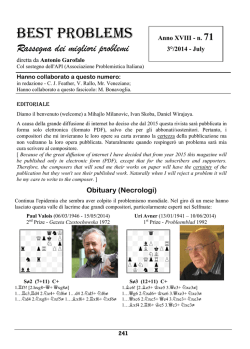 BEST PROBLEMS - Antonio Garofalo Home Page