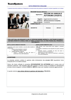 Modello base note operative