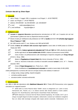 CURRICULUM _ PIPPAN - Rete Civica di Trieste
