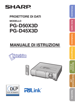 PG-D50/45X3D Operation-Manual IT