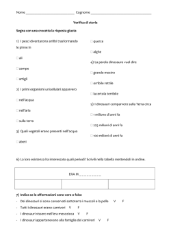 verifica dinosauri - Risorse didattiche