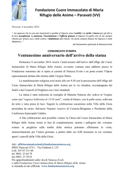 Paravati (VV) - Fondazione Natuzza