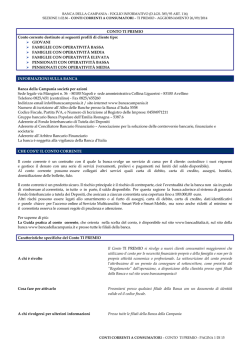 conto corrente TI PREMIO