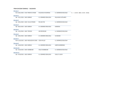 Calendario e risultati