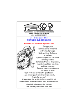 SEI TU COLUI CHE DEVE VENIRE O DOBBIAMO ASPETTARE UN