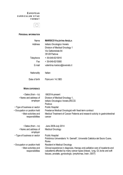 Name MARSICO VALENTINA ANGELA Address Istituto