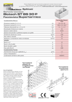 Biotech ST BS 30 P Facciavista Supertermico Splittati