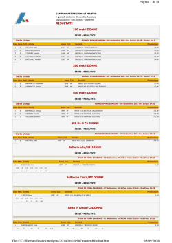 master-2014 - Fidal Liguria