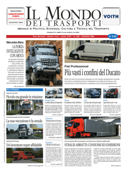 Giugno 2014 - Il Mondo dei Trasporti