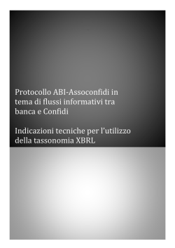 Guida alla tassonomia Xbrl