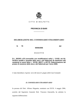 Scarica Allegato - Comune di Molfetta