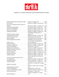 Elezioni regionali 2014 risultati preferenza reggio calabria