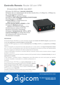Controllo Remoto Router 3G con VPN