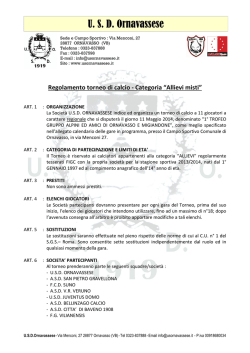 cliccando qui - USD Ornavassese