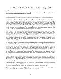 Giugno 2014 - INAF &ndash; IAPS Roma