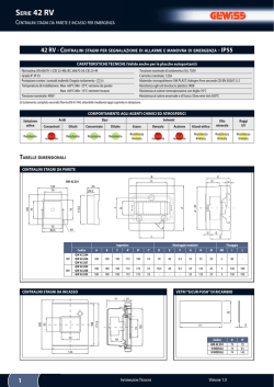 Serie 42 RV - gewiss.com