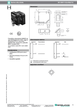 Scheda tecnica - Pepperl+Fuchs