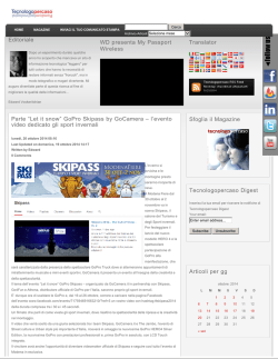 Editoriale WD presenta My Passport Wireless Translator