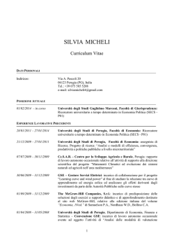 ita - Economia - Universit&agrave; degli Studi di Perugia