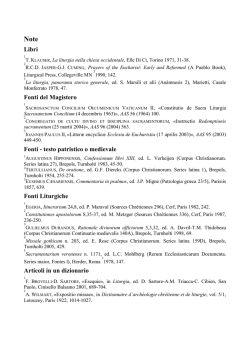 clicca qui - Ecclesia Orans