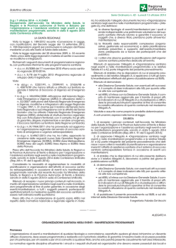 Organizzazione Sanitaria negli eventi