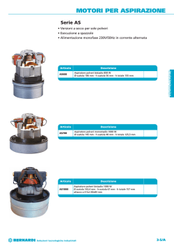 MOTORI PER ASPIRAZIONE