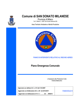 PIANO DI EMERGENZA_Fasc9_Piano relativo al rischio aereo