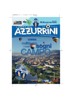 Azzurrini 5-2014 - Marzocco Sangiovannese