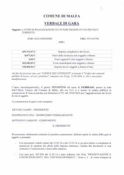 3° verbale - Comune di Malfa