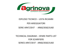 Esploso ricambi AR47-AR60