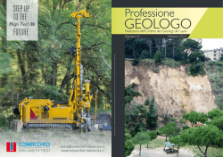 Professione Geologo - Ordine dei Geologi del Lazio