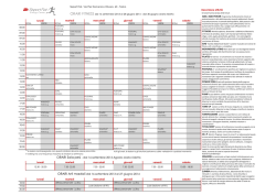 Scarica il palinsesto completo con orari delle attività di