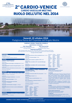 locandina pdf - congress studio venezia international