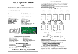 nuove istruzioni UP5135B