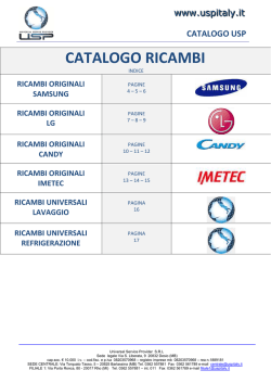 catalogo usp - Universal Service Provider