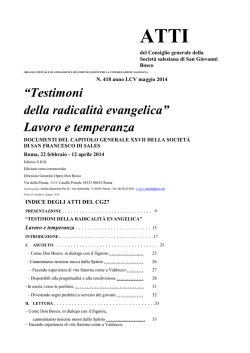 Atti del Capitolo Generale 27mo ACG 418