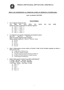 i quesiti e le risposte