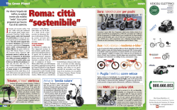 “Roma: città “sostenibile”” – Agosto 2014