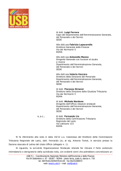 USB MEF nota CTR Lazio 18 12 14