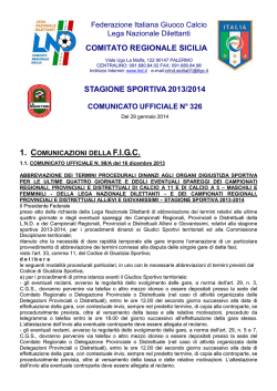 cu326 del 29 gennaio 2014