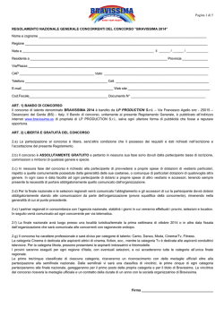 BRAVISSIMA 2014