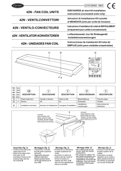 42n - fan coil units