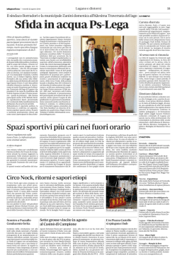 Sfida in acqua Ps-Lega