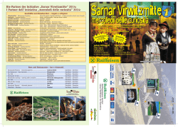 Die Partner der Initiative &bdquo;Sarnar Virwitzmitte&ldquo; 2014: I
