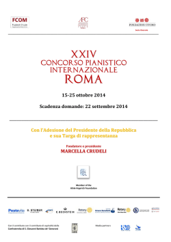 CONCORSO PIANISTICO INTERNAZIONALE