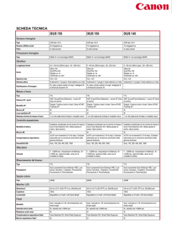 SCHEDA TECNICA IXUS 155 IXUS 150 IXUS 145
