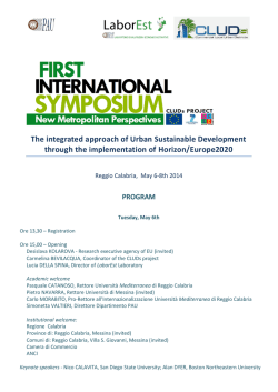 The integrated approach of Urban Sustainable Development