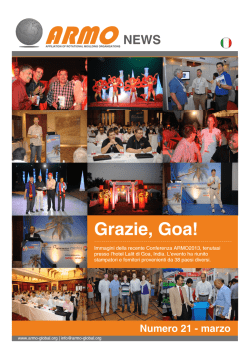 ARMO Newsletter March 2014 Italian