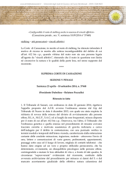 Schettino_Cass. pen., sez. V, n° 37448-2014