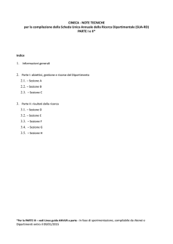 SUA-RD - Universit&agrave; degli Studi di Genova